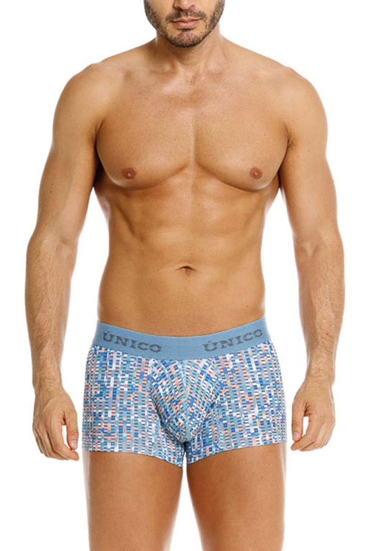 Mundo Unico Men's Underwear 26020100112 Lignina Trunks Color 46-Blue
