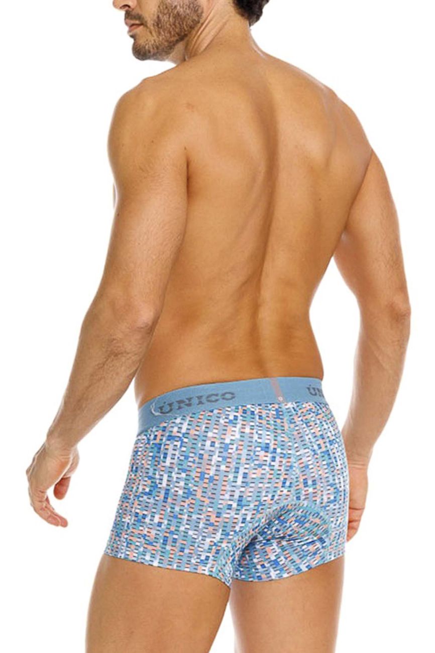 Mundo Unico Men's Underwear 26020100112 Lignina Trunks Color 46-Blue
