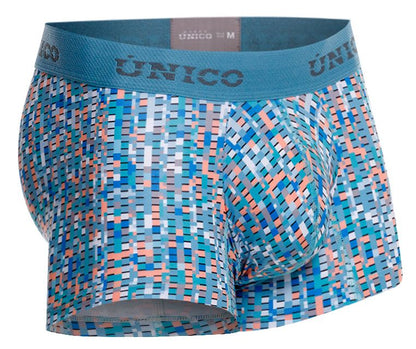 Mundo Unico Men's Underwear 26020100112 Lignina Trunks Color 46-Blue