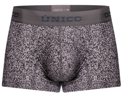 Mundo Unico Men's Underwear 26020100114 Suede Trunks Color 59-Gray