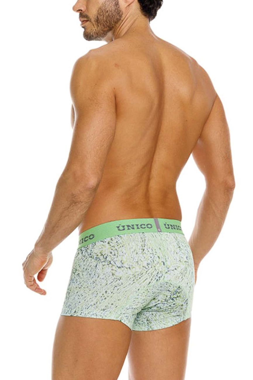 Mundo Unico Men's Underwear 26020100115 Hunos Trunks Color 43-Green
