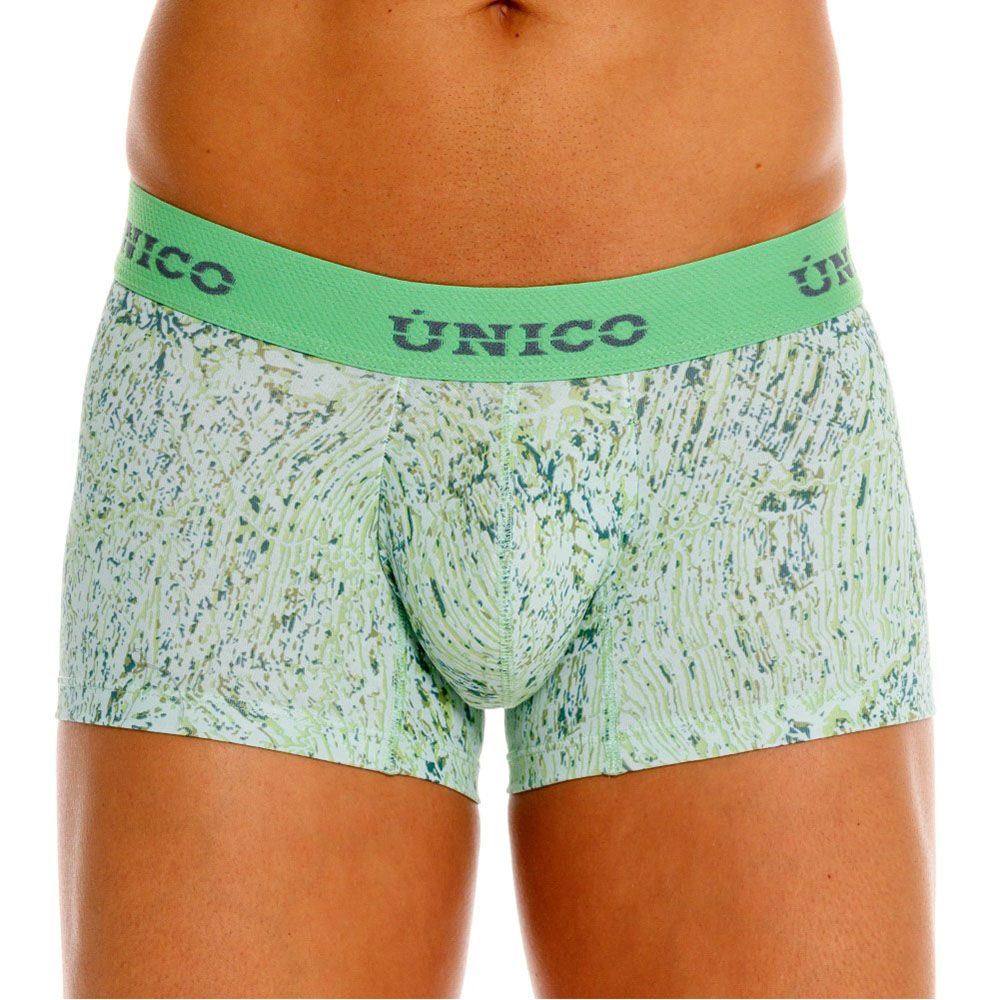 Mundo Unico Men's Underwear 26020100115 Hunos Trunks Color 43-Green