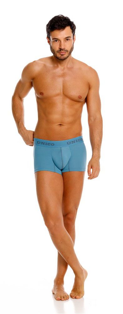 Mundo Unico Men's Underwear 26020100118 Ventisca Trunks Color 46-Blue