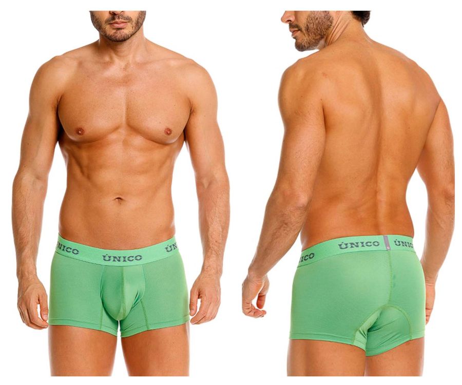 Mundo Unico Men's Underwear 26020100119 Frog Trunks Color 43-Green