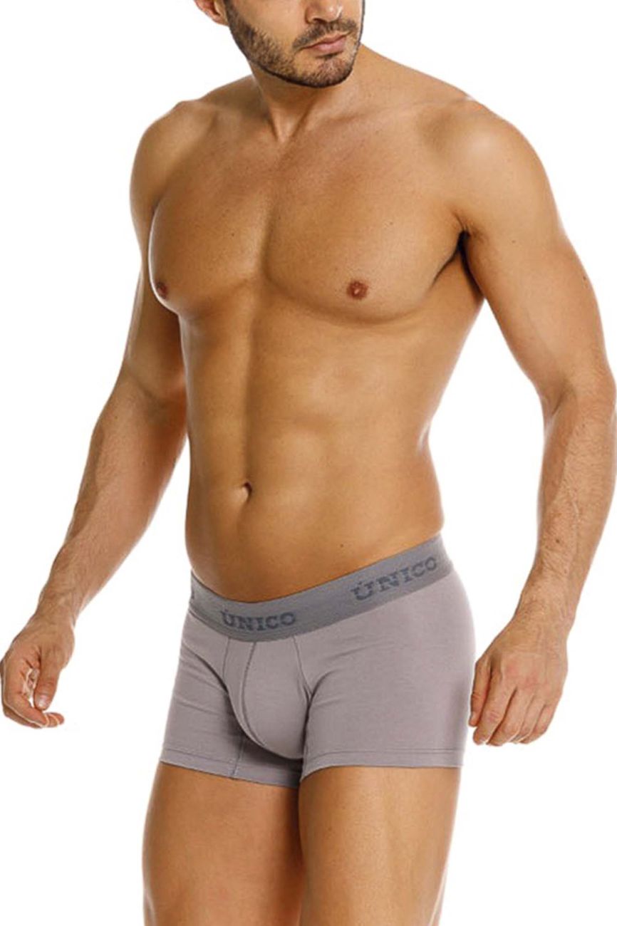 Mundo Unico Men's Underwear 26020100120 Ruano Trunks Color 59-Gray