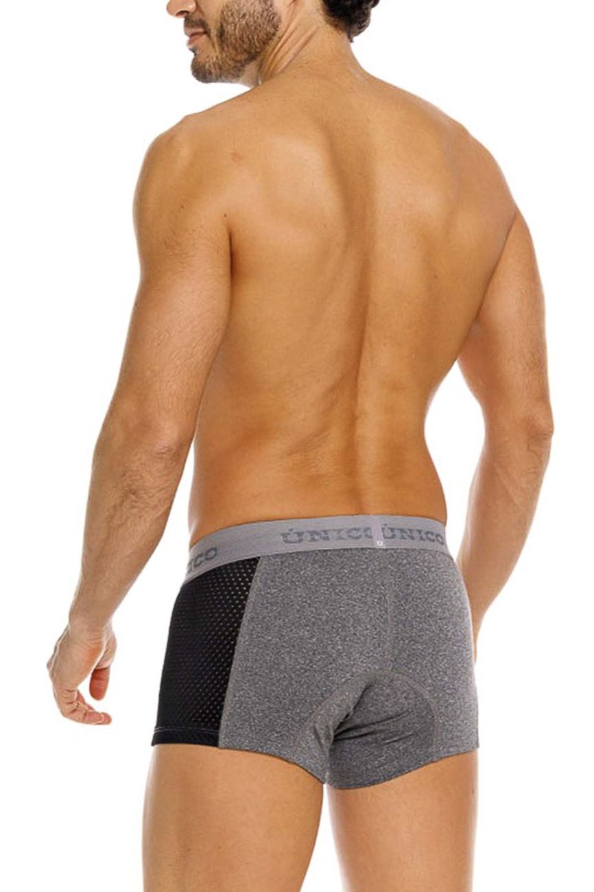 Mundo Unico Men's Underwear 26020100121 Brio Trunks Color 59-Gray