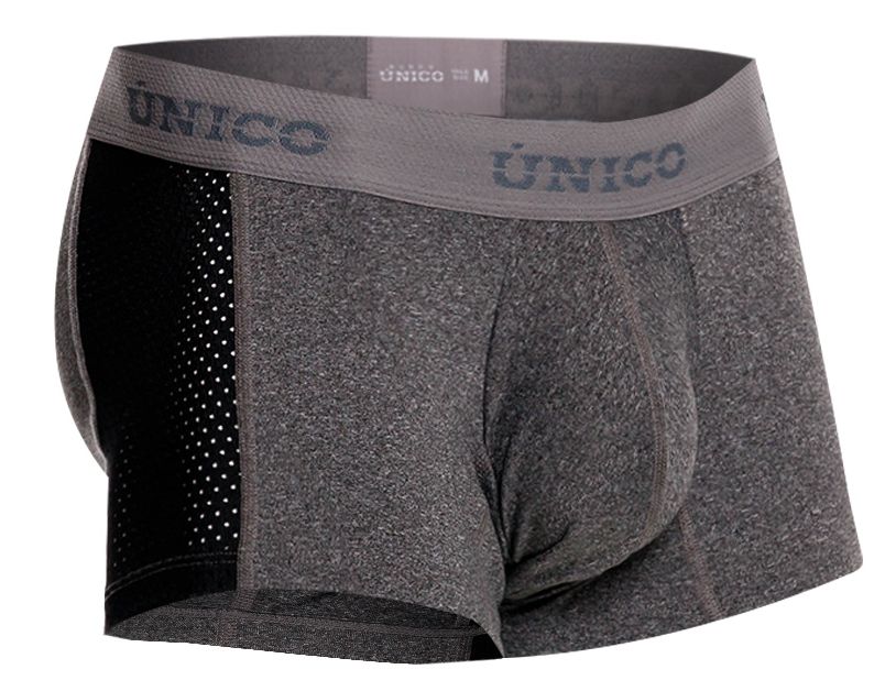 Mundo Unico Men's Underwear 26020100121 Brio Trunks Color 59-Gray