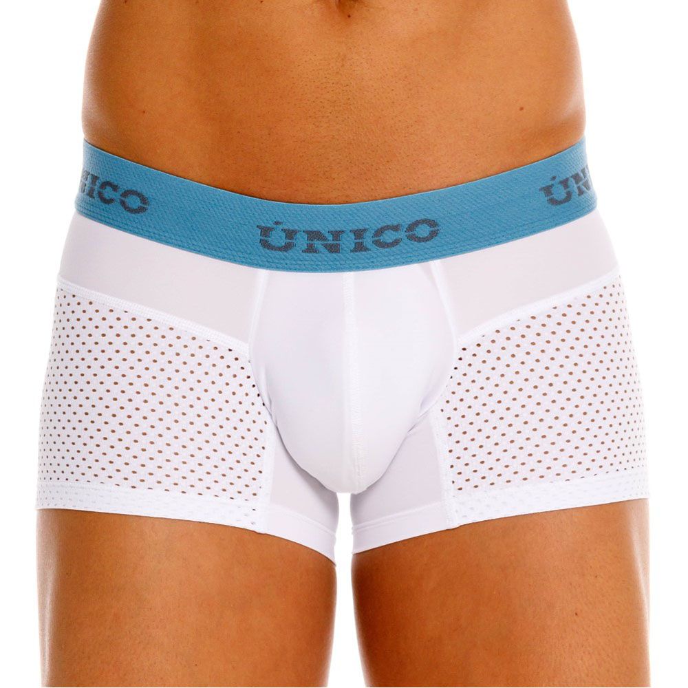 Mundo Unico Men's Underwear 26020100122 Sedoso Trunks Color 00-White