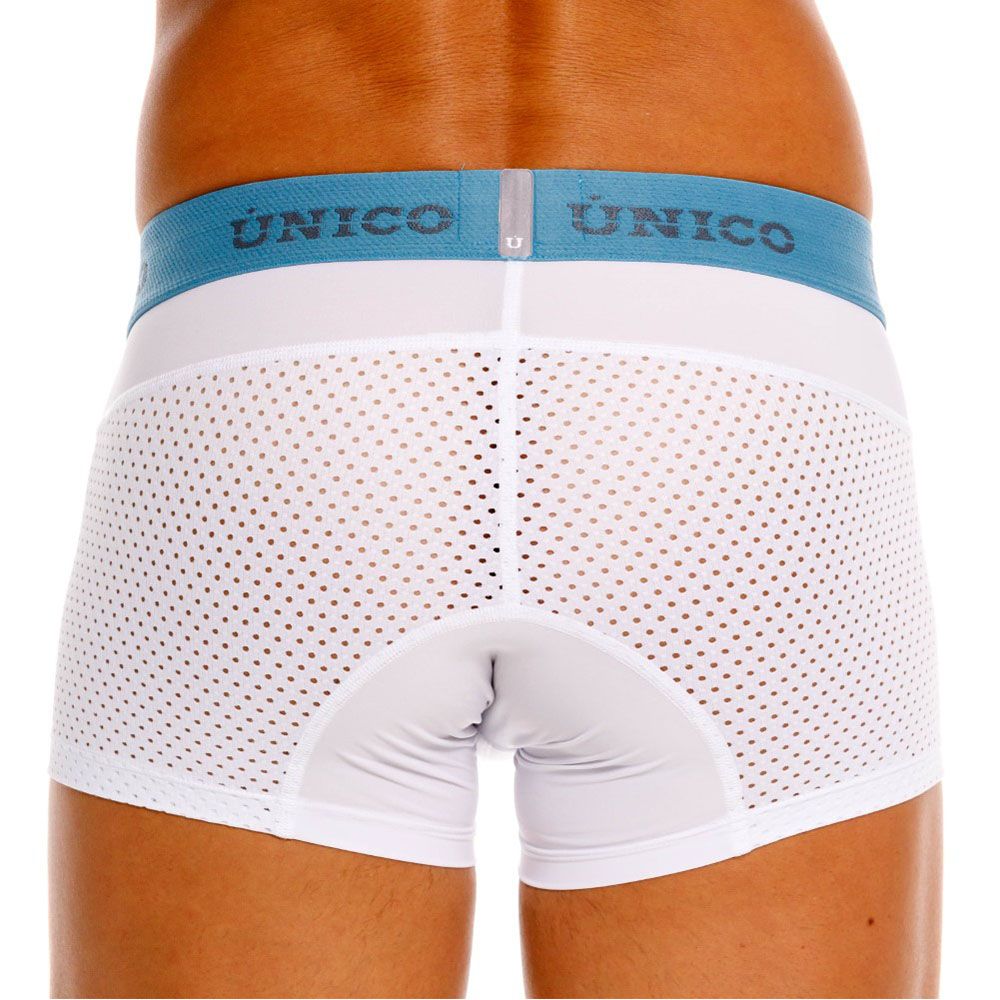 Mundo Unico Men's Underwear 26020100122 Sedoso Trunks Color 00-White