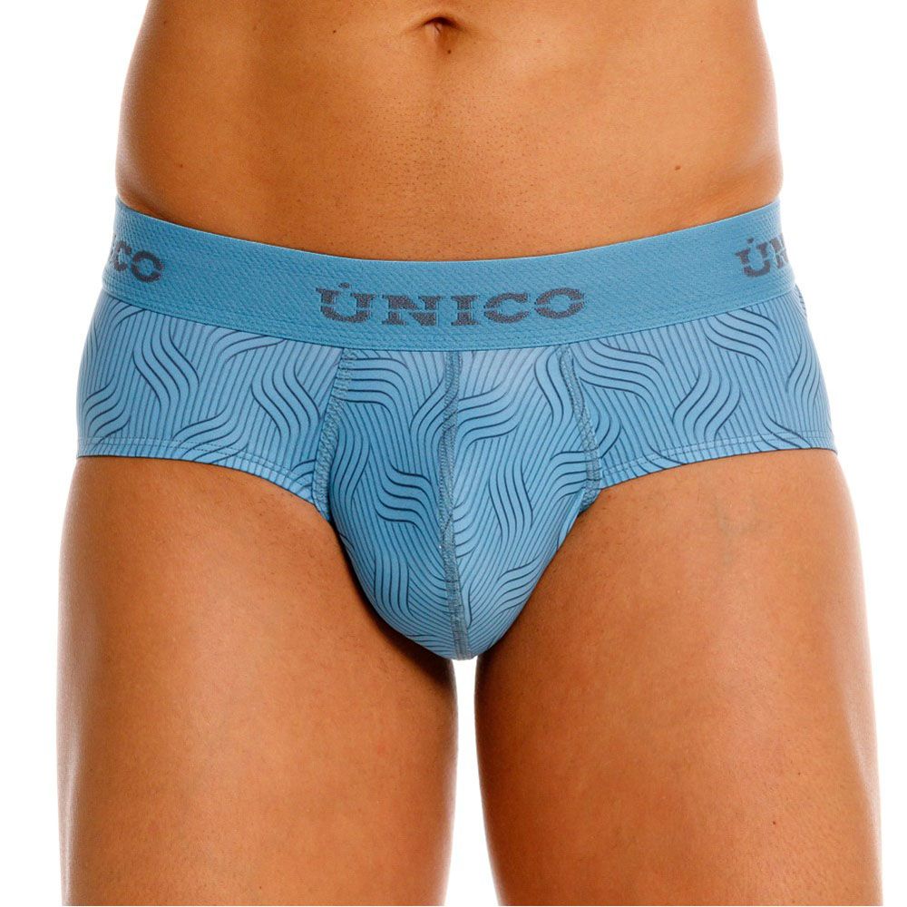 Mundo Unico Men's Underwear 26020101111 Lenoso Briefs Color 46-Blue