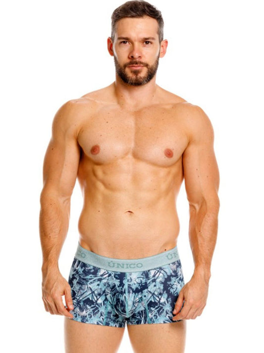 Mundo Unico Men's Underwear 26040100112 Tags Trunks Color 43-Blue