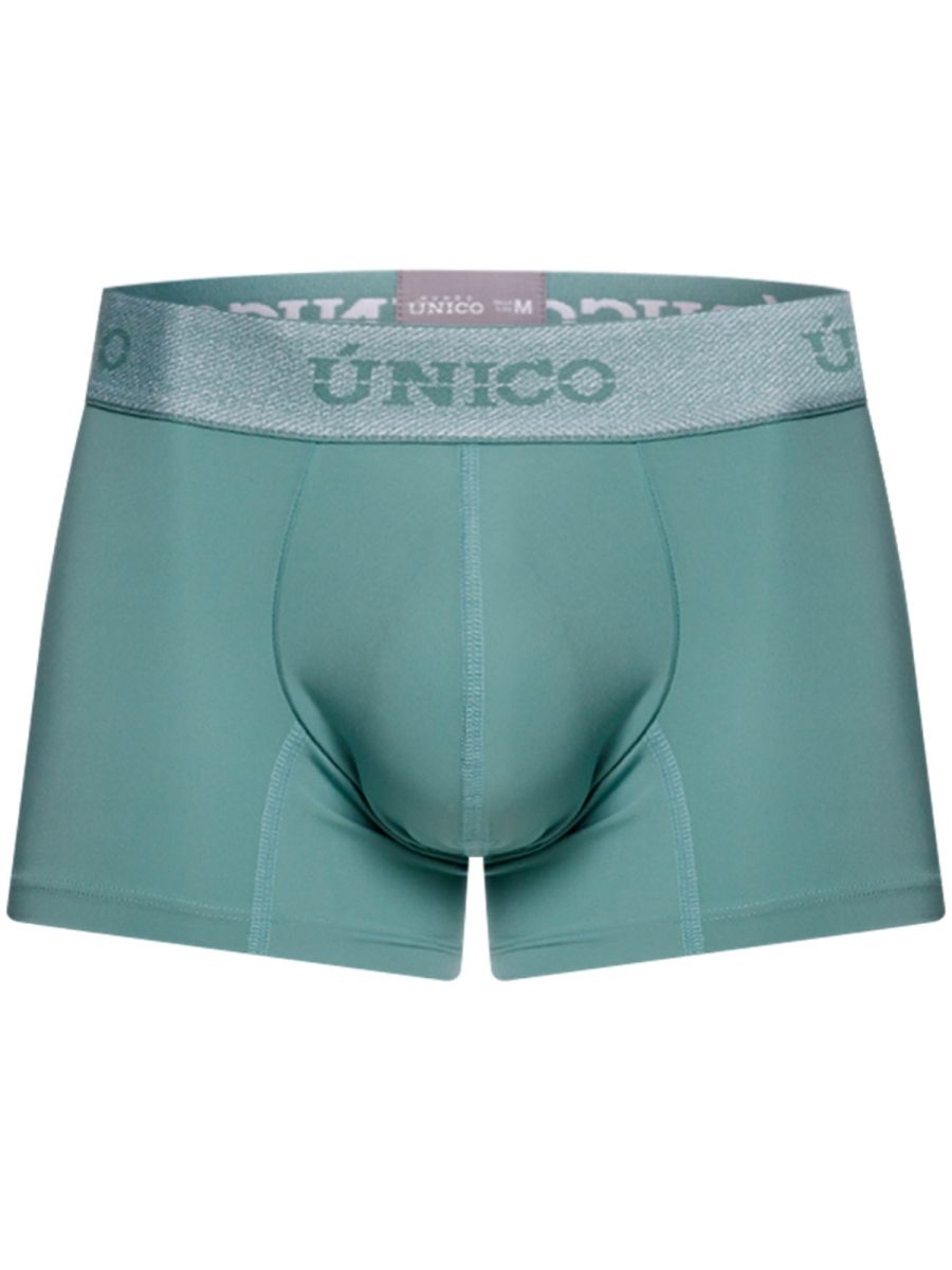 Mundo Unico Men's Underwear 26040100121 Ceramic Trunks Color 43-Green