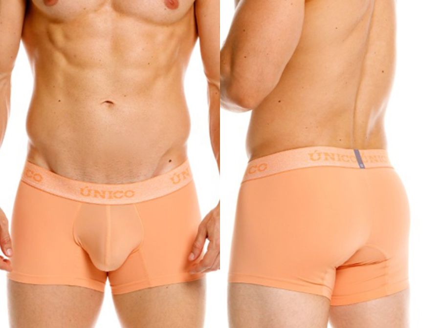 Mundo Unico Men's Underwear 26040100122 Classic Trunks Color 40-Apricot - Premium Support and Style