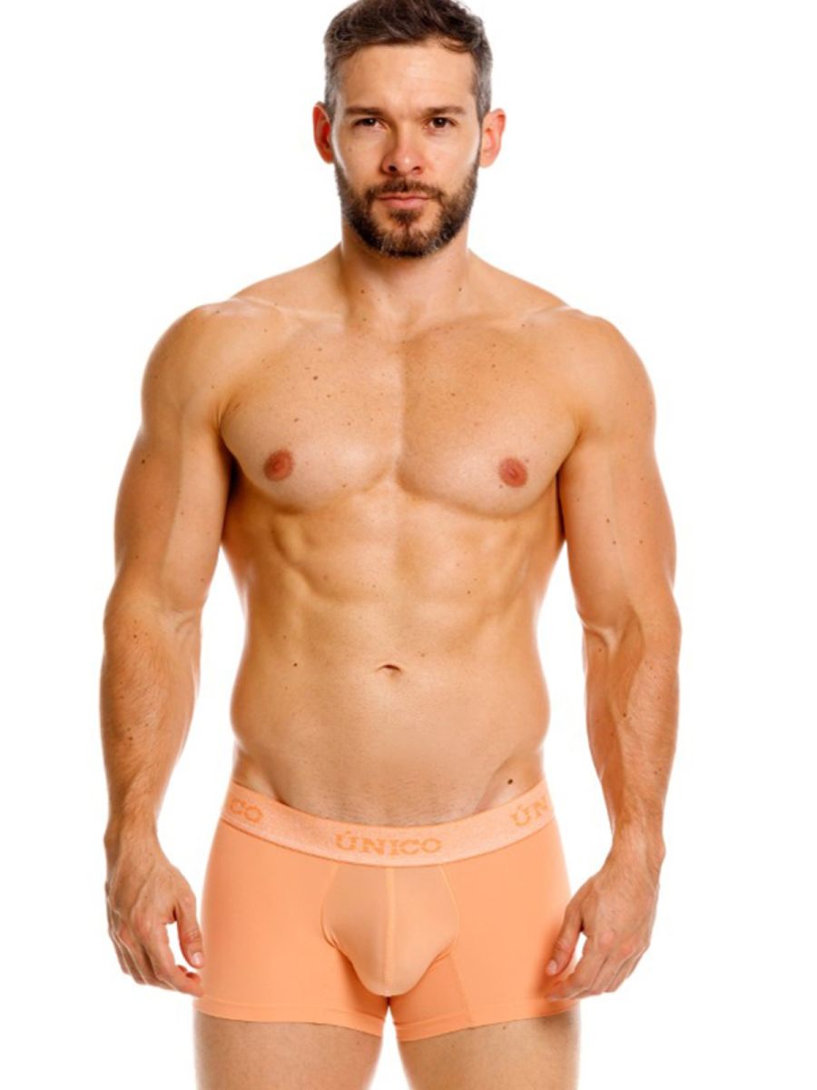 Mundo Unico Men's Underwear 26040100122 Classic Trunks Color 40-Apricot - Premium Support and Style