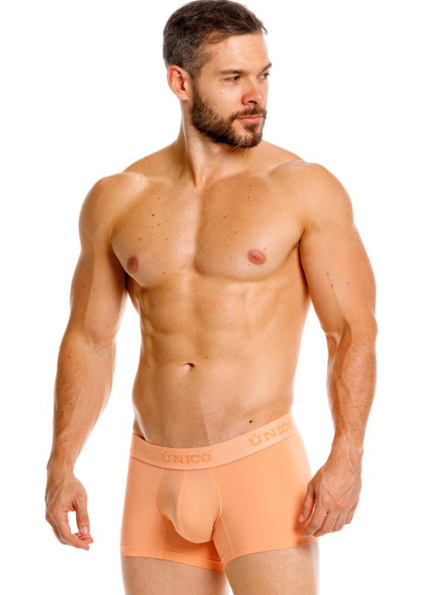 Mundo Unico Men's Underwear 26040100122 Classic Trunks Color 40-Apricot - Premium Support and Style