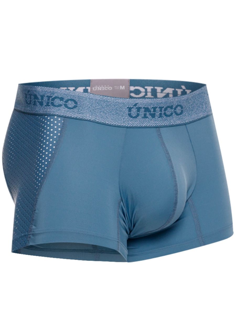 Mundo Unico Men's Underwear 26040100127 Classic Trunks Color 46-Blue - Premium Athletic Comfort