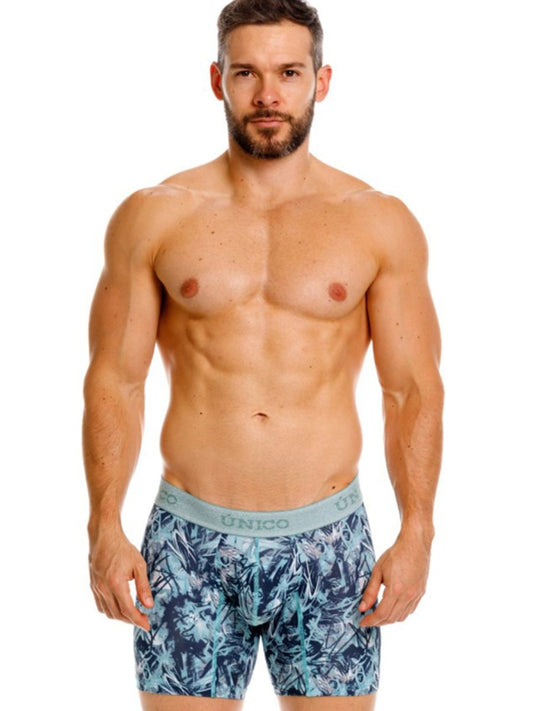 Mundo Unico Men's Underwear 26040100212 Tags Boxer Briefs in Color 43-Blue
