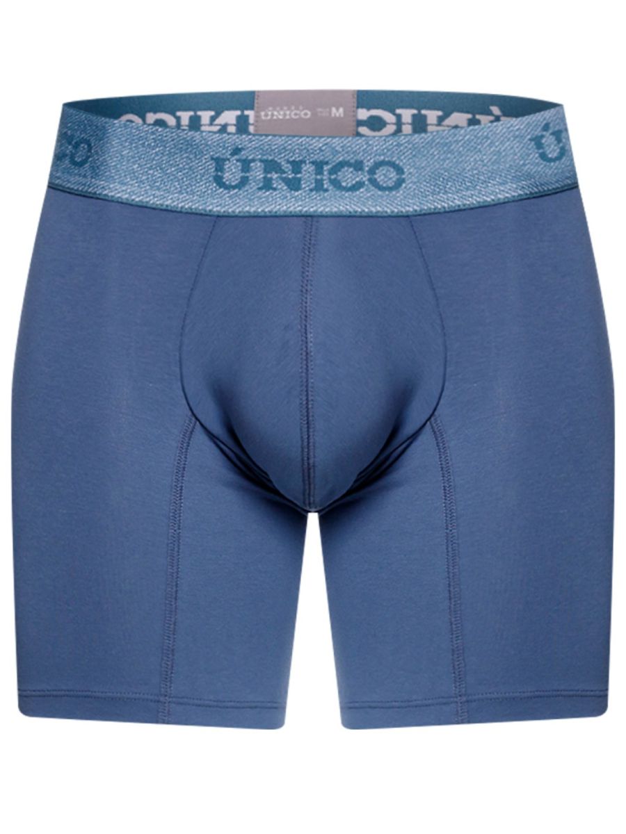 Mundo Unico Men's Underwear 26040100217 Classic Boxer Briefs in Teal - Premium Comfort and Style Color 46-Teal
