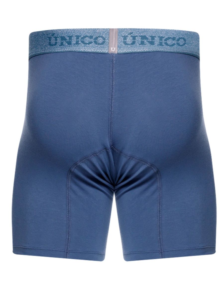 Mundo Unico Men's Underwear 26040100217 Classic Boxer Briefs in Teal - Premium Comfort and Style Color 46-Teal