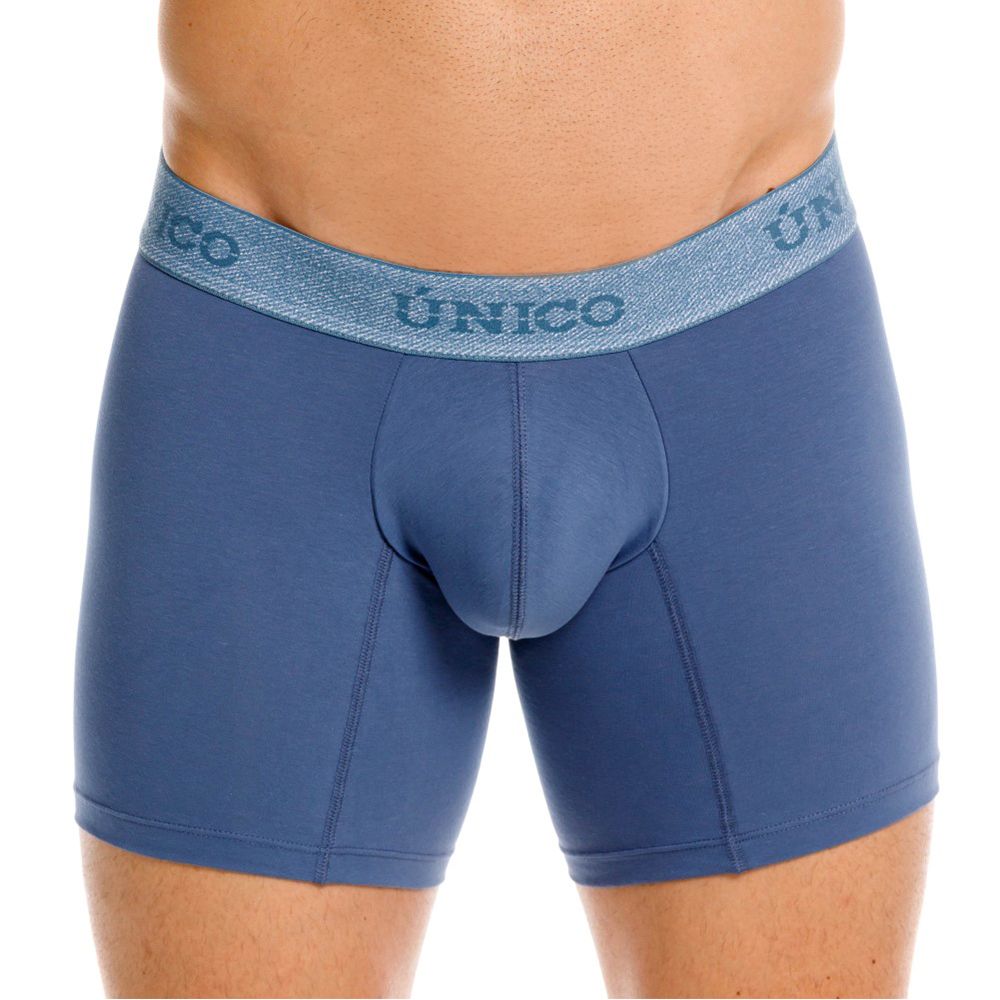Mundo Unico Men's Underwear 26040100217 Classic Boxer Briefs in Teal - Premium Comfort and Style Color 46-Teal
