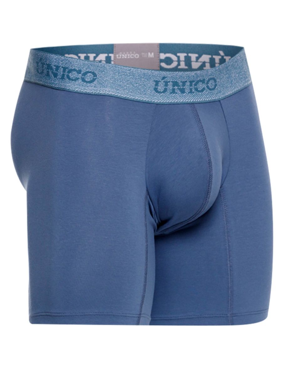Mundo Unico Men's Underwear 26040100217 Classic Boxer Briefs in Teal - Premium Comfort and Style Color 46-Teal