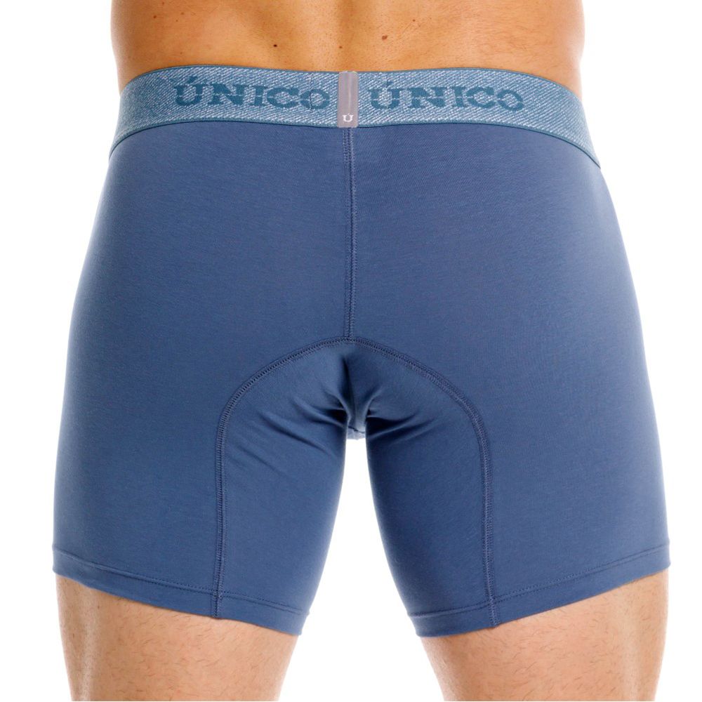 Mundo Unico Men's Underwear 26040100217 Classic Boxer Briefs in Teal - Premium Comfort and Style Color 46-Teal