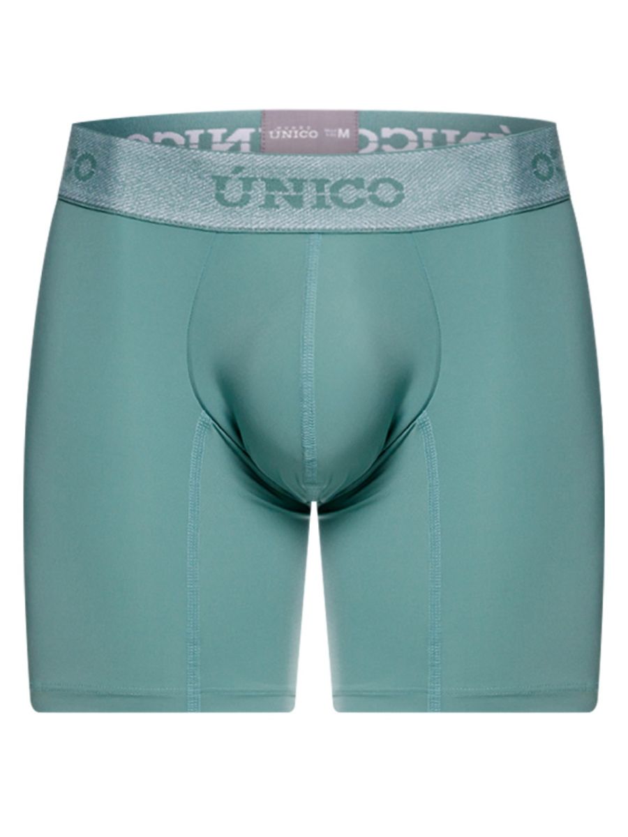Mundo Unico Men's Underwear 26040100221 Ceramic Boxer Briefs Color 43-Green