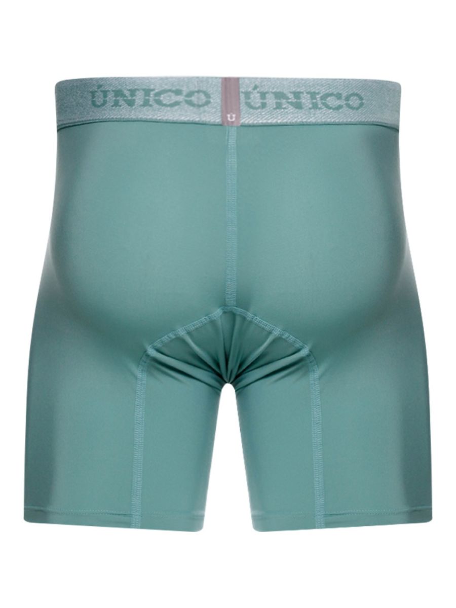 Mundo Unico Men's Underwear 26040100221 Ceramic Boxer Briefs Color 43-Green