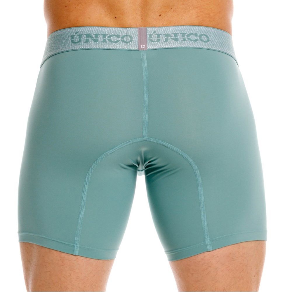 Mundo Unico Men's Underwear 26040100221 Ceramic Boxer Briefs Color 43-Green