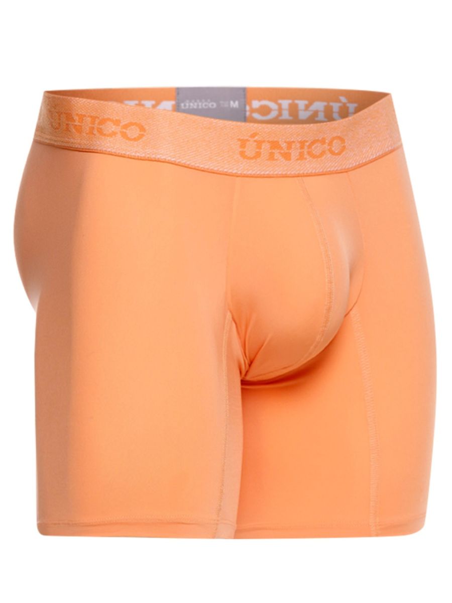 Mundo Unico Men's Underwear 26040100222 Classic Boxer Briefs in Apricot - Essential Comfort Color 40-Apricot
