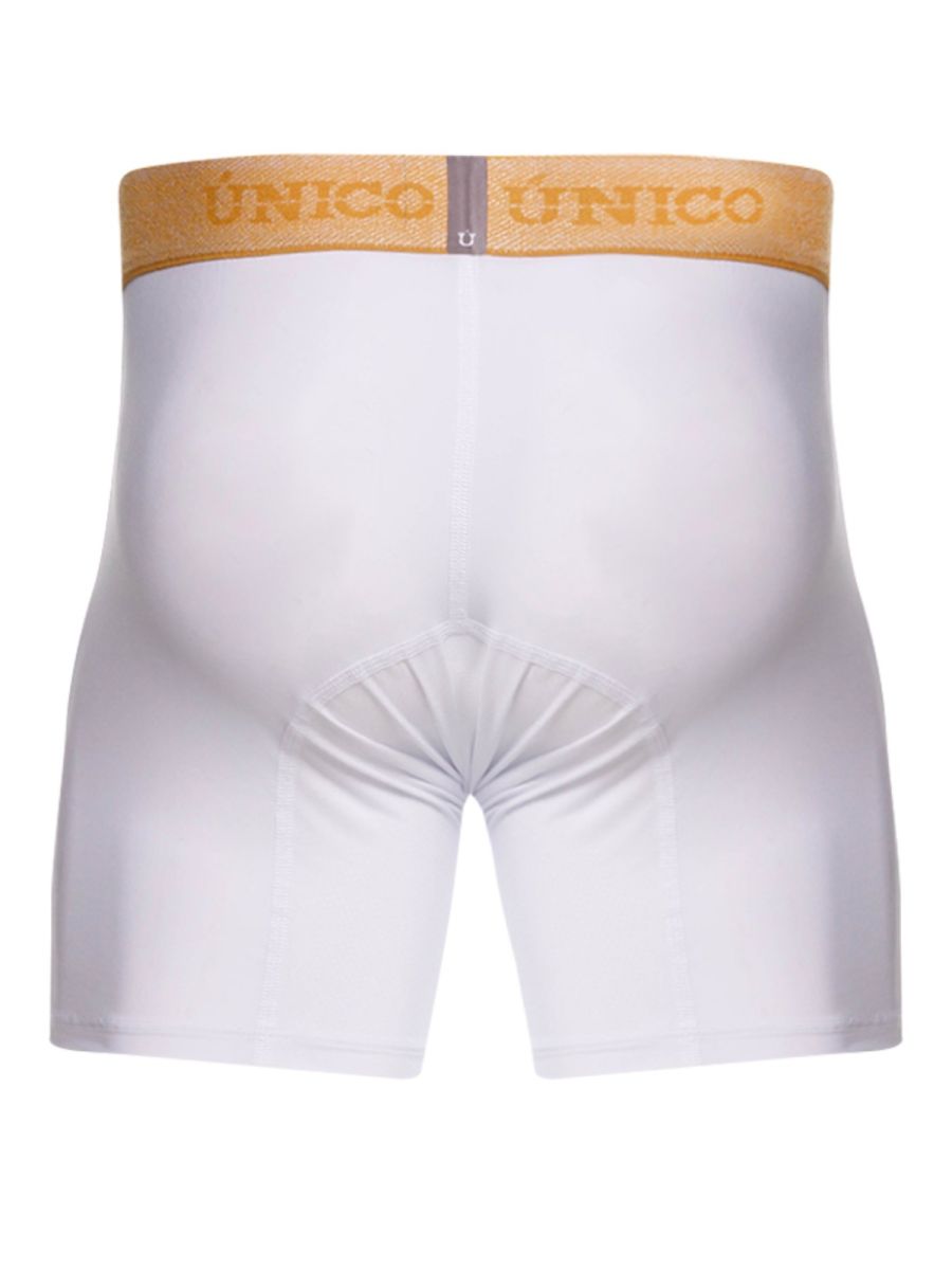 Mundo Unico Men's Underwear 26040100225 Amber Boxer Briefs Color 00-White: Premium Comfort