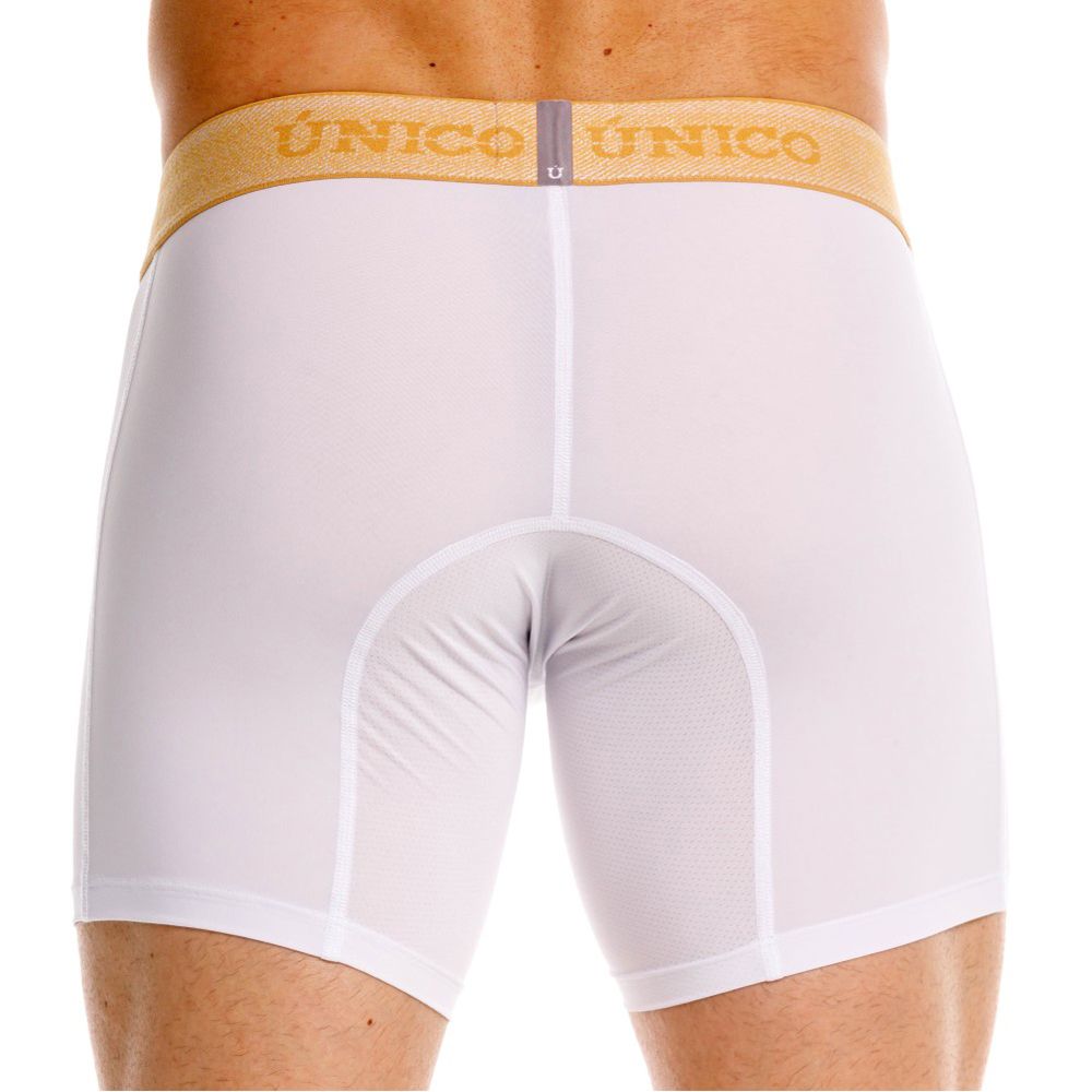Mundo Unico Men's Underwear 26040100225 Amber Boxer Briefs Color 00-White: Premium Comfort