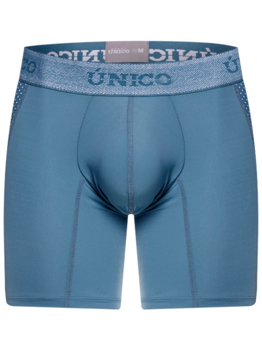 Mundo Unico Men's Underwear 26040100227 Classic Boxer Briefs Color 46-Blue - Premium Comfort and Fit