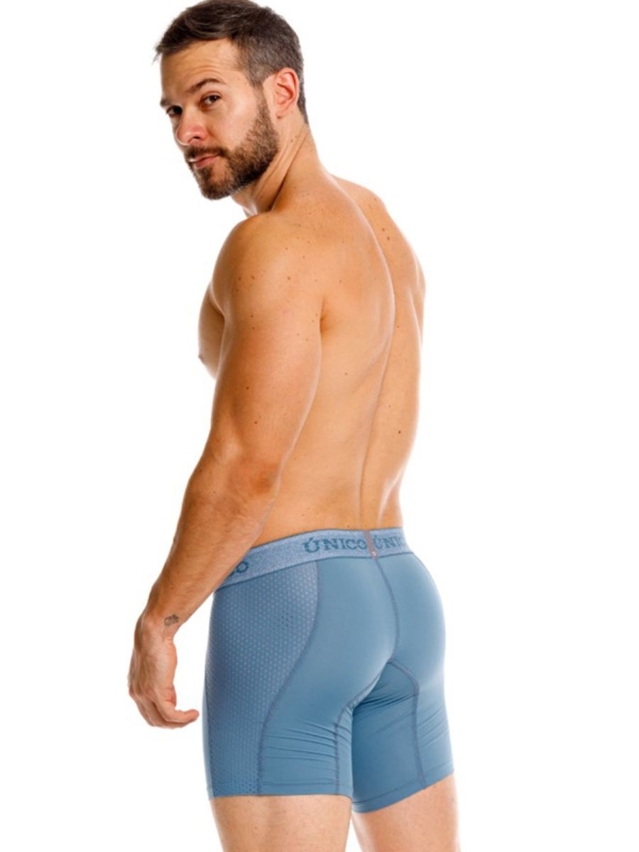 Mundo Unico Men's Underwear 26040100227 Classic Boxer Briefs Color 46-Blue - Premium Comfort and Fit