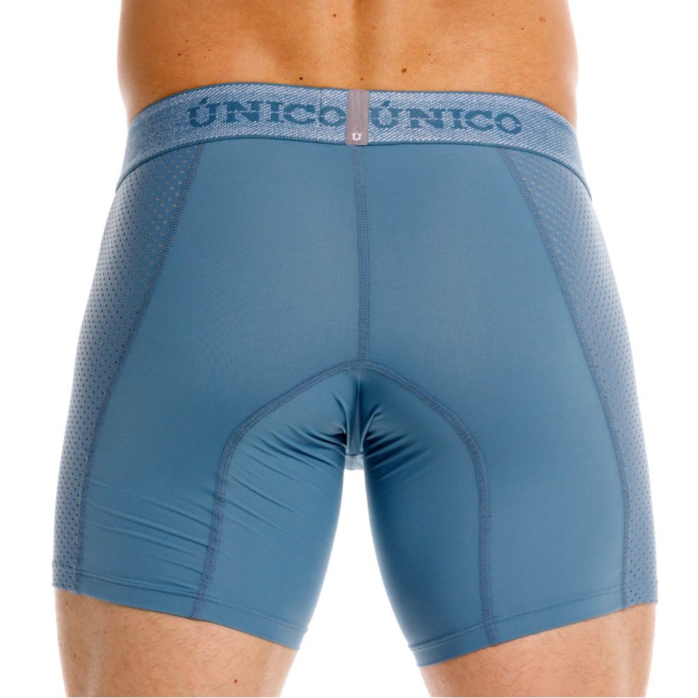 Mundo Unico Men's Underwear 26040100227 Classic Boxer Briefs Color 46-Blue - Premium Comfort and Fit