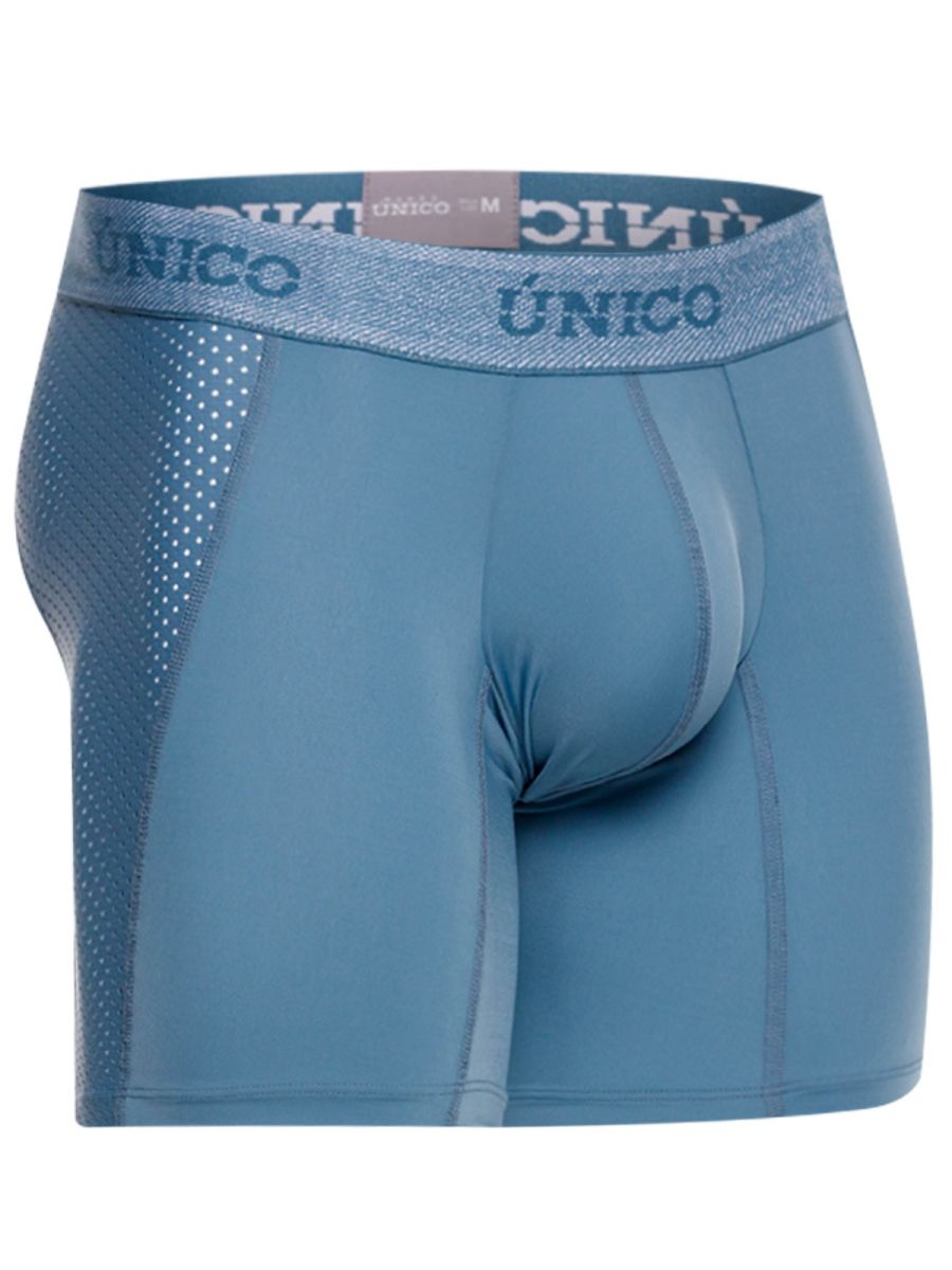 Mundo Unico Men's Underwear 26040100227 Classic Boxer Briefs Color 46-Blue - Premium Comfort and Fit