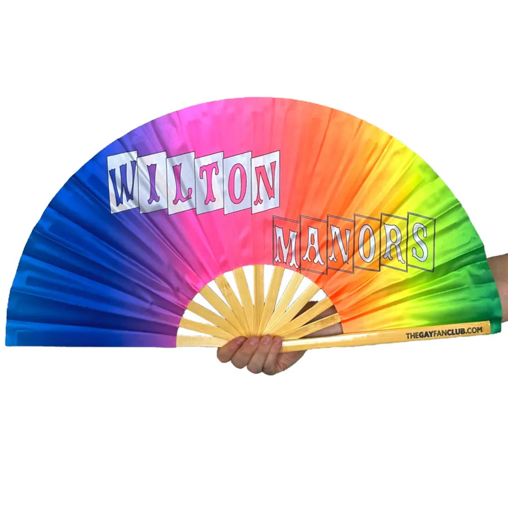 Wilton Manors Pride Clack  Fan