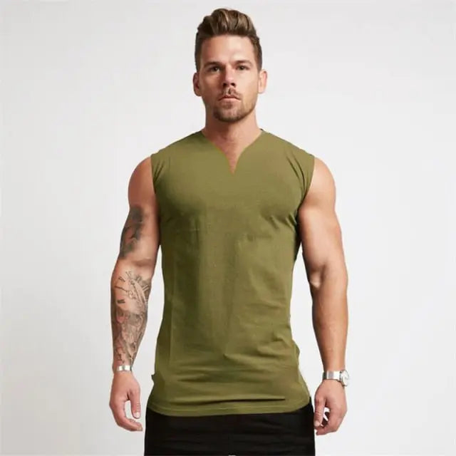 V Neck Fitness Shirt