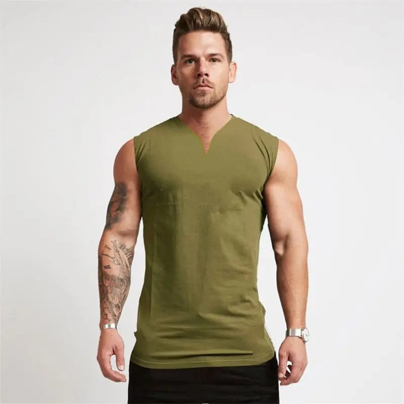 V Neck Fitness Shirt