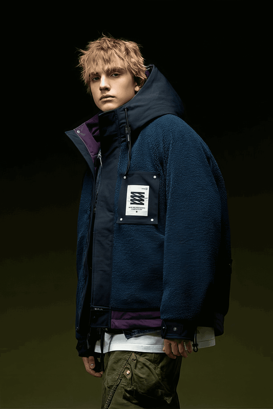 Winter Men’s Fleece Lined Short Puffer Jacket - view 2