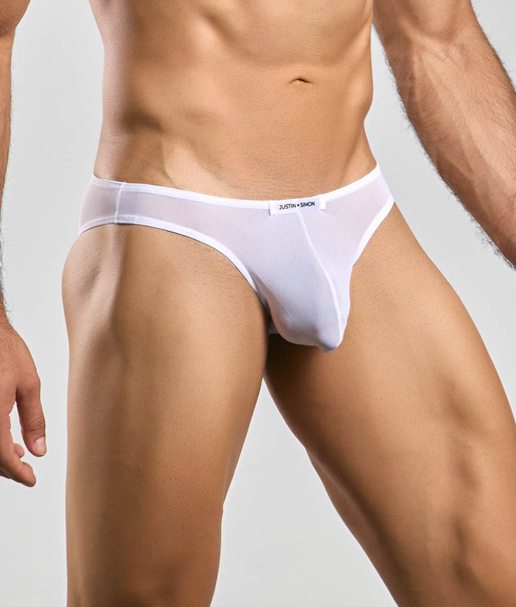 Justin + Simon Classic Mens Bikini Mesh | MEN Brief | Malebasics | OUTFAIR | OUTFAIR