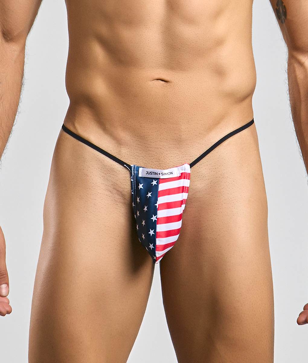 Justin + Simon Classic G-String Bulge | MEN Thong | Malebasics | OUTFAIR | OUTFAIR