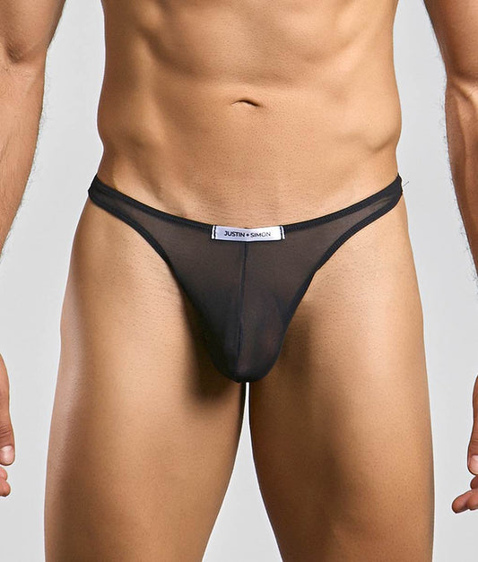 Justin + Simon Classic Tanga Mesh | MEN Thong | Malebasics | OUTFAIR | OUTFAIR