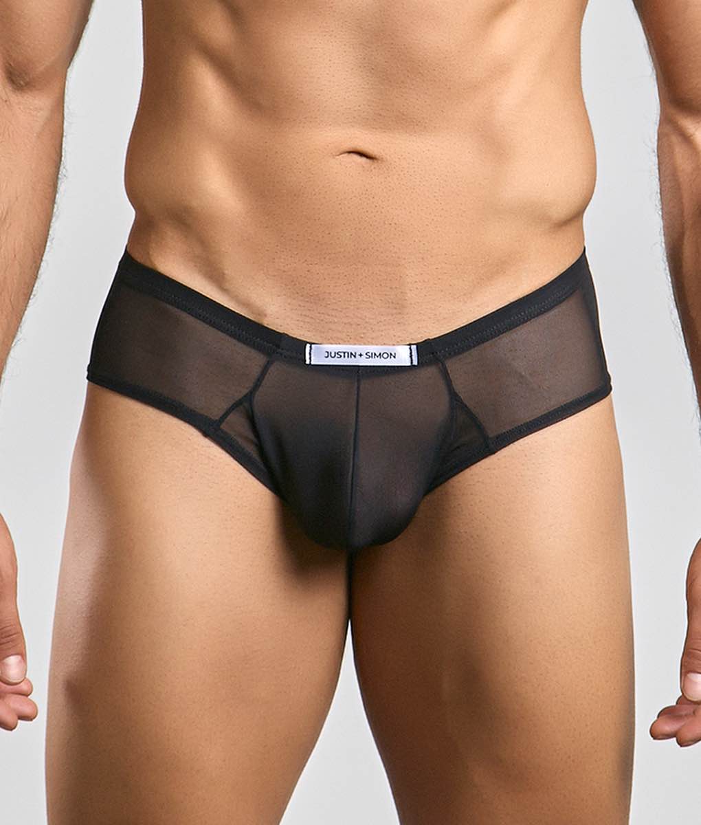 Justin + Simon Cheek Mesh | MEN Boyshort | Malebasics | OUTFAIR | OUTFAIR