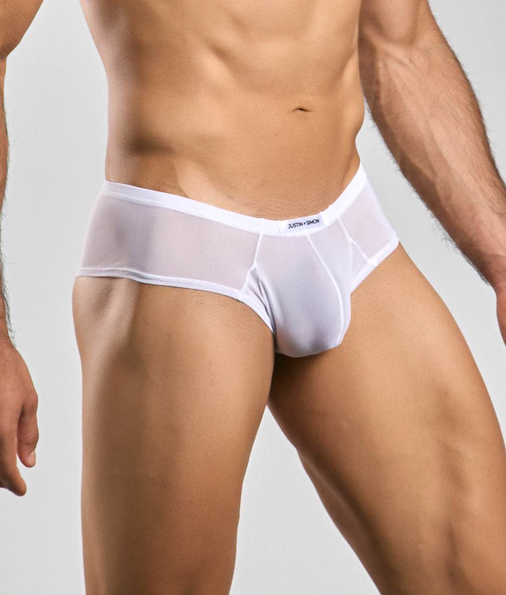 Justin + Simon Cheek Mesh | MEN Boyshort | Malebasics | OUTFAIR | OUTFAIR