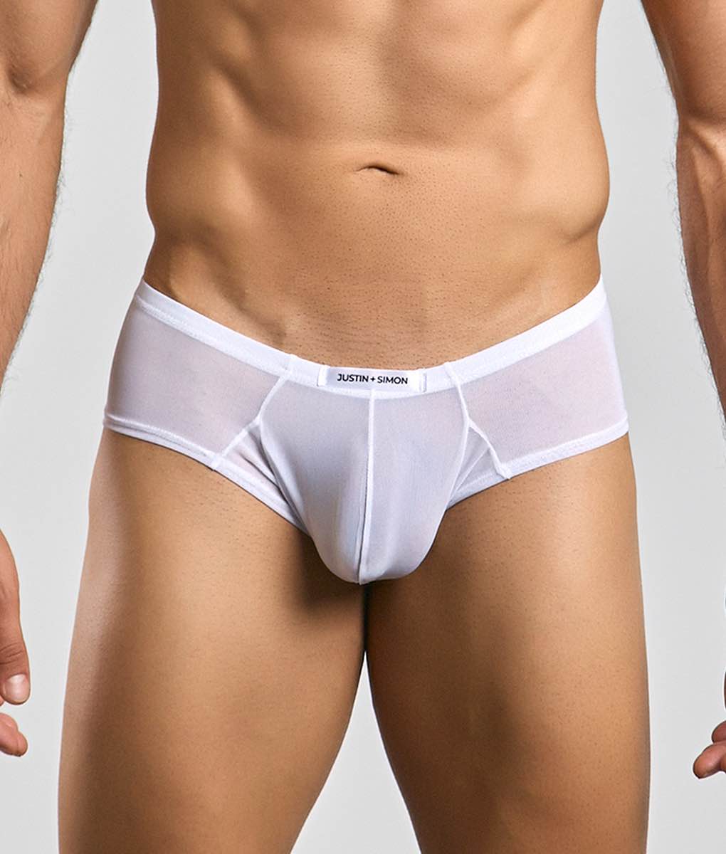 Justin + Simon Cheek Mesh | MEN Boyshort | Malebasics | OUTFAIR | OUTFAIR