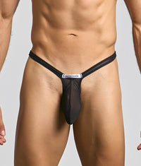 Bulge Mens Thong Mesh by J+S - view 1