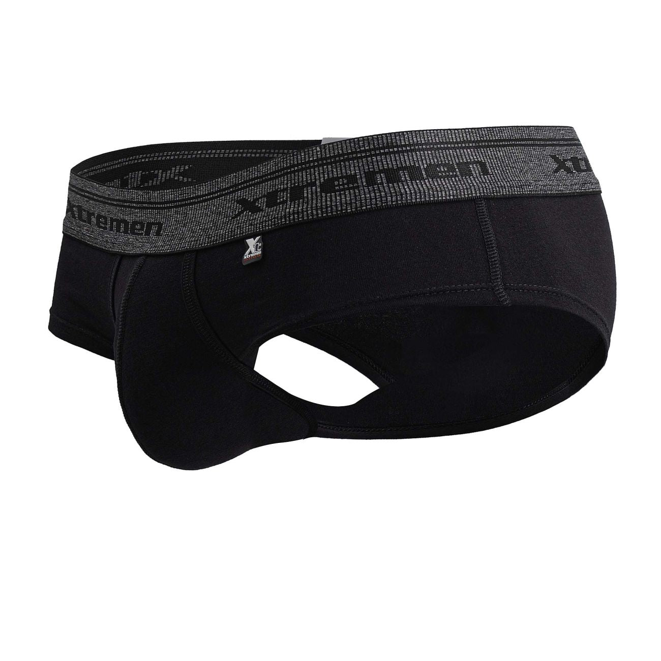 Xtremen Men's Underwear 41315 Cotton Blend Briefs Color Black