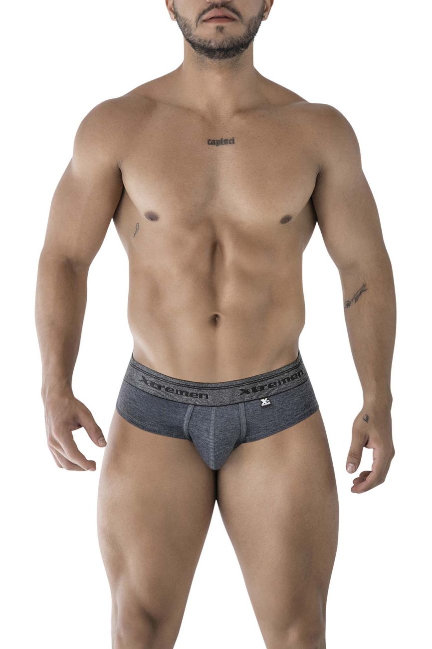 Xtremen Men's Underwear 41315 Cotton Blend Briefs Color Cross