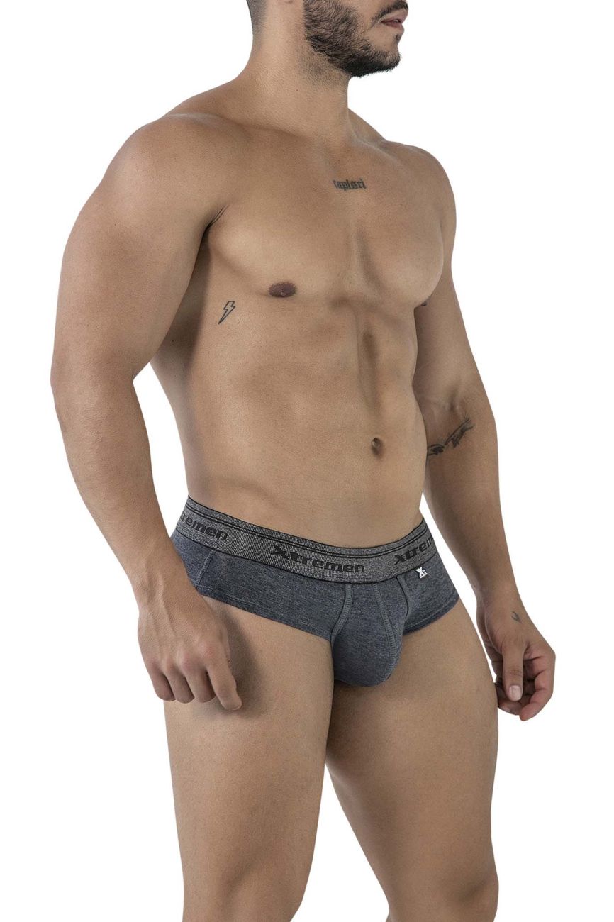 Xtremen Men's Underwear 41315 Cotton Blend Briefs Color Cross